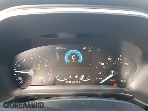 2020 Ford Escape SE with VIN 1FMCU9G63LUA61741, listed as a Copart auction lot 46120785 with 56,696 mi miles and Salvage Title. Bid and sale history available at DreamBid. Image 9.