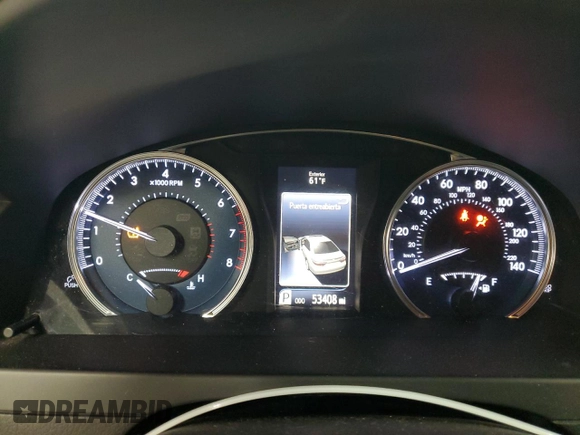 2016 Toyota Camry XLE with VIN 4T4BF1FK3GR549945, listed as a Copart auction lot 50691715 with 53,408 mi miles and Salvage Title. Bid and sale history available at carsss.com. Image 9.
