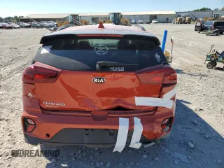 2021 Kia Niro Touring with VIN KNDCC3LC3M5483276, listed as a Copart auction lot 60747944 with 37,736 mi miles and Salvage Title. Bid and sale history available at carsss.com. Image 6.