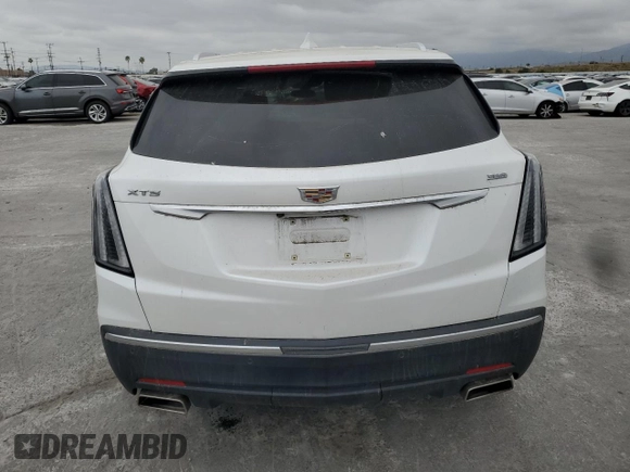 2019 Cadillac XT5 FWD with VIN 1GYKNARS5KZ215029, listed as a Copart auction lot 52828495 with 74,525 mi miles and Salvage title. Bid and sale history available at DreamBid. Image 6.