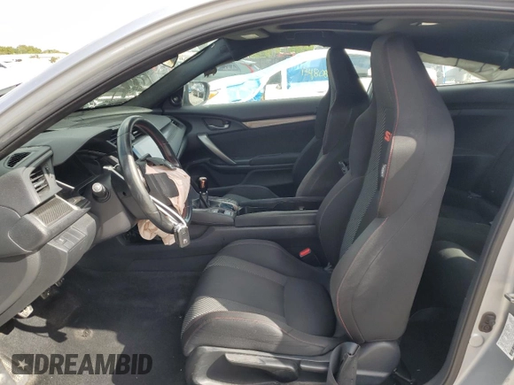 2017 Honda Civic Si with VIN 2HGFC3A57HH753983, listed as a Copart auction lot 51331985 with 93,221 mi miles and Salvage Title. Bid and sale history available at DreamBid. Image 7.