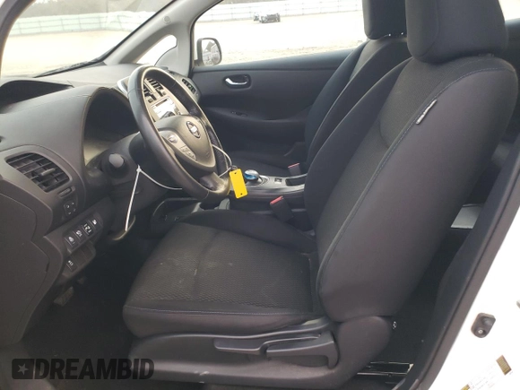 2015 Nissan LEAF SV with VIN 1N4AZ0CPXFC334469, listed as a Copart auction lot 69152122 with 26,547 mi miles. Bid and sale history available at carsss.com. Image 7.