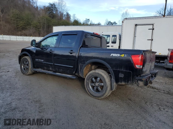 2013 Nissan Titan Pro-4X с VIN 1N6BA0EC2DN311329, выставлен на аукционе Copart как лот 45642715 с пробегом 122 221 миль миль и Списание • Salvage title. История ставок и продаж доступна на DreamBid. Изображение 2.