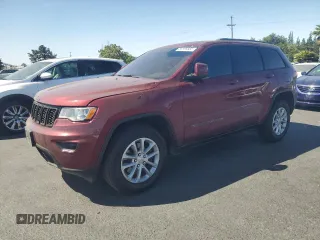 2021 Jeep Grand Cherokee Laredo X with VIN 1C4RJEAG6MC657743, listed as a Copart auction lot 58599565 with 60,154 mi miles and Salvage title. Bid and sale history available at DreamBid. Image 1.