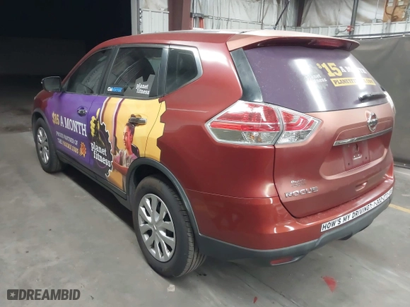2015 Nissan Rogue S with VIN KNMAT2MT3FP559361, listed as a IAAI auction lot 41983856 with 152,866 mi miles. Bid and sale history available at carsss.com. Image 3.