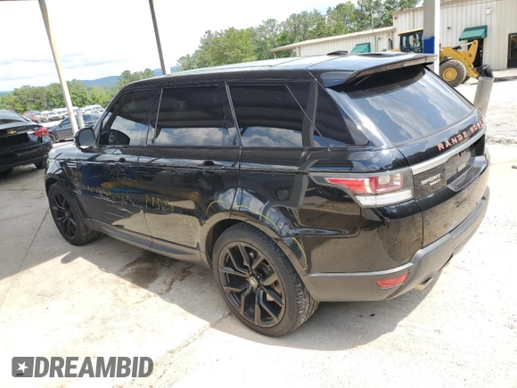 2014 Land Rover Range Rover Sport HSE with VIN SALWR2WF2EA347928, listed as a Copart auction lot 60738825 with 125,944 mi miles and Salvage title. Bid and sale history available at DreamBid. Image 2.