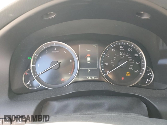 2018 Lexus ES with VIN 58ABK1GG8JU083865, listed as a Copart auction lot 49622445 with 54,426 mi miles and Salvage Title. Bid and sale history available at carsss.com. Image 8.