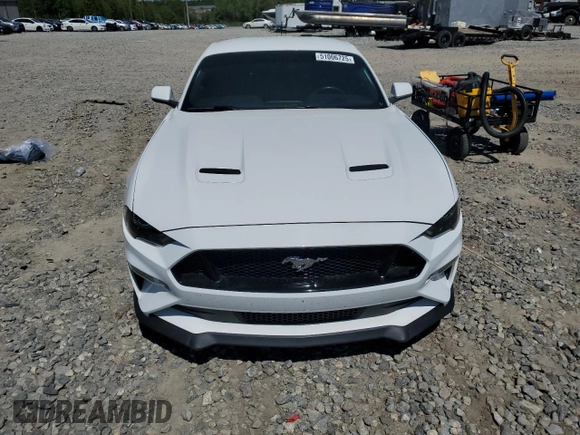 2019 Ford Mustang GT with VIN 1FA6P8CF0K5166163, listed as a Copart auction lot 51006725 with 34,748 mi miles and Salvage title. Bid and sale history available at DreamBid. Image 5.