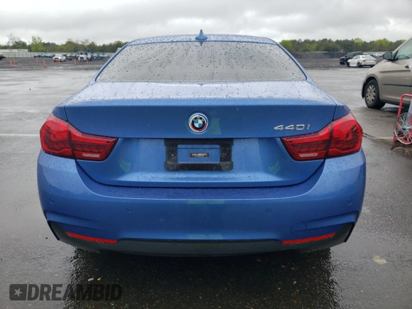 2018 BMW 4 Series 440i xDrive z VIN WBA4W9C53JAB93994, wystawiony jako Copart lot #54963094 z przebiegiem 72 307 mil mil oraz Szkoda całkowita • Salvage title. Historia ofert i sprzedaży dostępna na DreamBid. Obrazek 6.