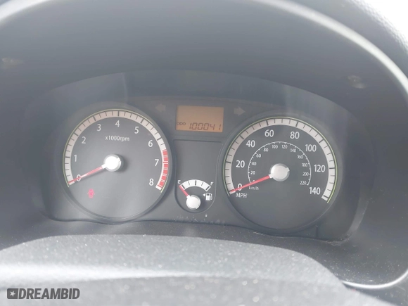 2009 Kia Rio SX with VIN KNADE223796561406, listed as a IAAI auction lot 41650749 with 100,041 mi miles. Bid and sale history available at carsss.com. Image 7.