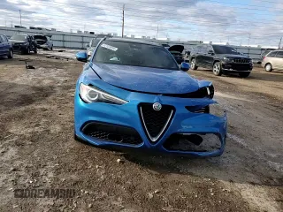 2018 Alfa Romeo Stelvio Ti Sport z VIN ZASFAKNN3J7B98256, wystawiony jako Copart lot #87103094 z przebiegiem 69 666 mil mil oraz Szkoda całkowita • Salvage title. Historia ofert i sprzedaży dostępna na DreamBid. Obrazek 10.