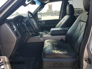 2014 Ford Expedition Limited with VIN 1FMJU1K58EEF27443, listed as a Copart auction lot 58983615 with 144,310 mi miles and Salvage title. Bid and sale history available at DreamBid. Image 7.