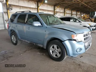 2008 Ford Escape Hybrid with VIN 1FMCU49H98KA28845, listed as a Copart auction lot 52648135 with 210,756 mi miles and Salvage title. Bid and sale history available at DreamBid. Image 4.