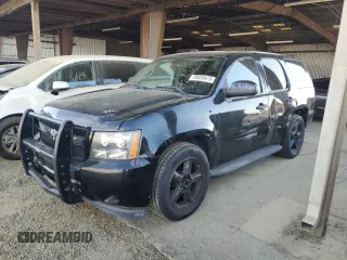 2013 Chevrolet Tahoe Commercial с VIN 1GNLC2E02DR267836, выставлен на аукционе Copart как лот 48020475 с пробегом 127 369 миль миль и Списание • Salvage title. История ставок и продаж доступна на DreamBid. Изображение 1.
