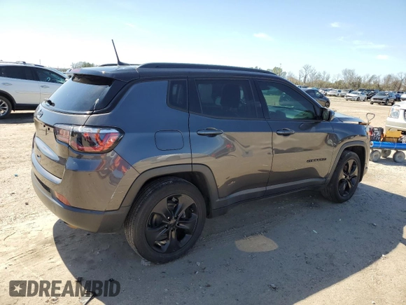 2020 Jeep Compass Latitude with VIN 3C4NJCBB5LT162538, listed as a Copart auction lot 47005955 with 86,155 mi miles and Salvage Title. Bid and sale history available at carsss.com. Image 3.