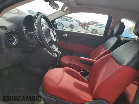 2015 FIAT 500 Pop with VIN 3C3CFFDR4FT663093, listed as a Copart auction lot 60199925 with 116,500 mi miles and Clean title. Bid and sale history available at DreamBid. Image 7.