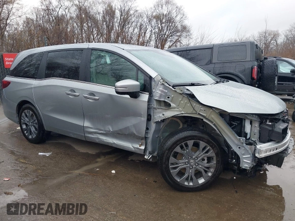 2025 Honda Odyssey Touring с VIN 5FNRL6H85SB028084, выставлен на аукционе IAAI как лот 41822857 с пробегом 3 784 миль миль и . История ставок и продаж доступна на DreamBid. Изображение 14.
