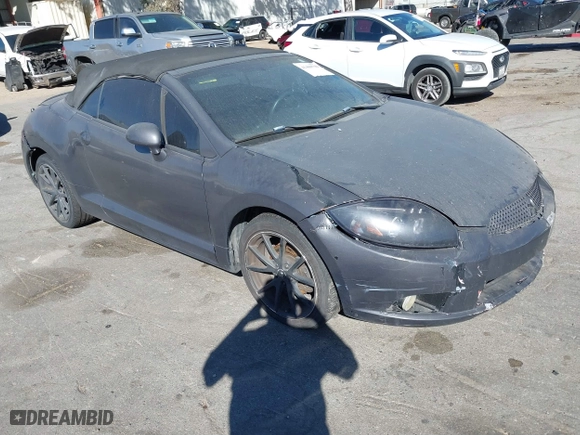 2011 Mitsubishi Eclipse GS Sport with VIN 4A37L5EF8BE001058, listed as a IAAI auction lot 41400790 with 104,482 mi miles. Bid and sale history available at carsss.com. Image 1.