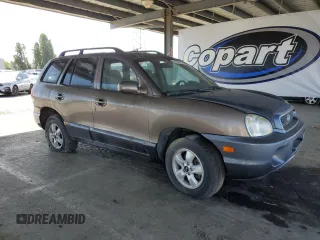 2005 Hyundai Santa Fe GLS with VIN KM8SC13D75U912706, listed as a Copart auction lot 57878555 with 134,565 mi miles and Clean title. Bid and sale history available at DreamBid. Image 4.