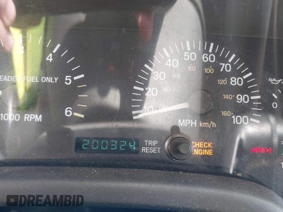 1999 Jeep Cherokee Sport z VIN 1J4FT68S1XL667138, wystawiony jako IAAI lot #42651020 z przebiegiem 200 324 mil mil oraz . Historia ofert i sprzedaży dostępna na DreamBid. Obrazek 7.