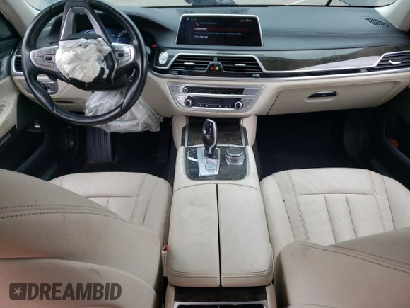 2018 BMW 7 Series 740i with VIN WBA7E2C56JG741911, listed as a Copart auction lot 63716373 with 45,059 mi miles. Bid and sale history available at carsss.com. Image 8.