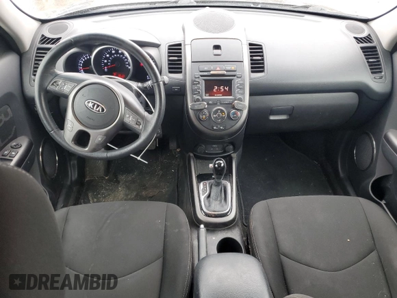 2012 Kia Soul + with VIN KNDJT2A63C7480654, listed as a Copart auction lot 45146655 with 14,293 mi miles and Salvage Title. Bid and sale history available at carsss.com. Image 8.
