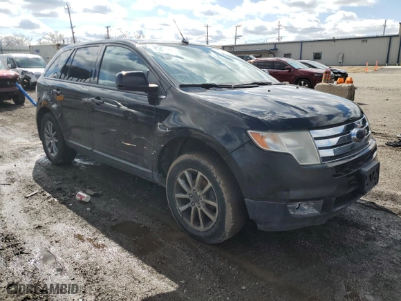 2008 Ford Edge SEL with VIN 2FMDK38C58BB20314, listed as a Copart auction lot 49814225 with 0 mi miles and Salvage Title. Bid and sale history available at carsss.com. Image 4.