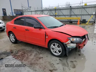2008 Mazda 3 i Sport with VIN JM1BK12F581782392, listed as a Copart auction lot 44951295 with 188,112 mi miles and Non Repairable. Bid and sale history available at DreamBid. Image 4.