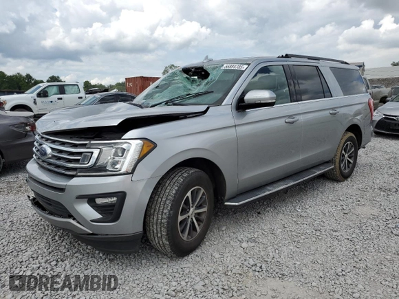 2020 Ford Expedition Max XLT with VIN 1FMJK1HT5LEA12523, listed as a Copart auction lot 56884785 with 159,041 mi miles and Salvage title. Bid and sale history available at DreamBid. Image 1.
