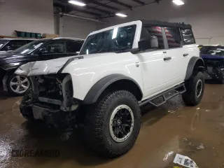 2021 Ford Bronco with VIN 1FMEE5DP2MLA96905, listed as a Copart auction lot 87000214 with 46,821 mi miles and Salvage Title. Bid and sale history available at DreamBid. Image 1.