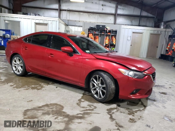 2014 Mazda 6 i Grand Touring with VIN JM1GJ1W68E1138609, listed as a Copart auction lot 45888195 with 89,436 mi miles and Clean Title. Bid and sale history available at DreamBid. Image 4.