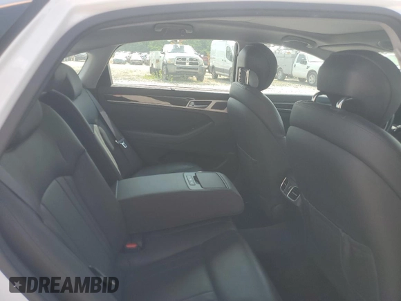 2017 Genesis G80 3.8L with VIN KMHGN4JE4HU177393, listed as a Copart auction lot 60968285 with 74,076 mi miles and Salvage title. Bid and sale history available at DreamBid. Image 10.