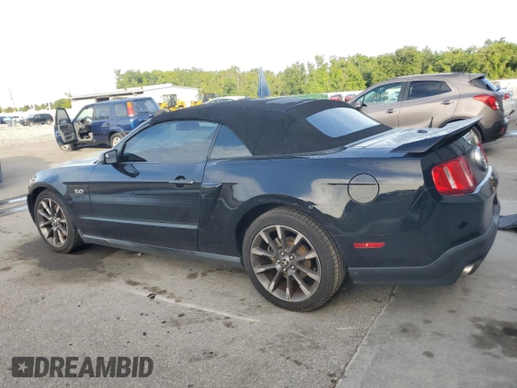 2011 Ford Mustang GT with VIN 1ZVBP8FF9B5114340, listed as a Copart auction lot 63322475 with 112,641 mi miles and Salvage title. Bid and sale history available at DreamBid. Image 2.
