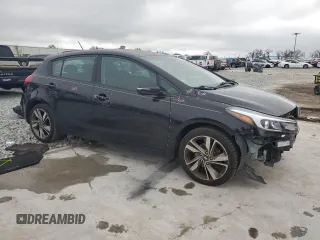 2017 Kia Forte LX with VIN KNAFK5A80H5699440, listed as a Copart auction lot 46067035 with 75,434 mi miles and Salvage Title. Bid and sale history available at carsss.com. Image 4.