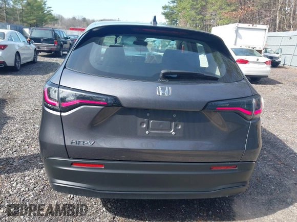 2024 Honda HR-V LX with VIN 3CZRZ2H34RM777308, listed as a IAAI auction lot 41930049 with 8,646 mi miles and . Bid and sale history available at DreamBid. Image 16.