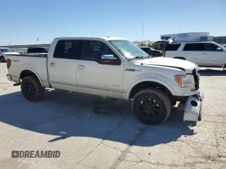 2012 Ford F-150 XL with VIN 1FTFW1ET4CFA84388, listed as a Copart auction lot 47703165 with 345,011 mi miles and Salvage Title. Bid and sale history available at carsss.com. Image 4.