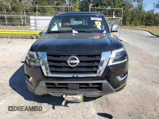 2023 Nissan Armada Platinum with VIN JN8AY2DA5P9403140, listed as a Copart auction lot 76986714 with 25,852 mi miles and Salvage Title. Bid and sale history available at carsss.com. Image 5.