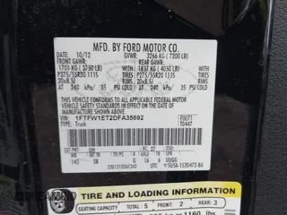 2013 Ford F-150 XL с VIN 1FTFW1ET2DFA35692, выставлен на аукционе IAAI как лот 41990512 с пробегом 104 715 миль миль и . История ставок и продаж доступна на DreamBid. Изображение 9.