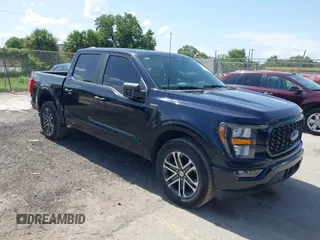 2023 Ford F-150 XL with VIN 1FTEW1CP0PKD72617, listed as a IAAI auction lot 42642922 with 52,966 mi miles and . Bid and sale history available at DreamBid. Image 1.