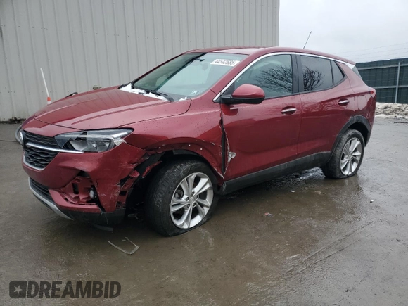 2020 Buick Encore GX Preferred with VIN KL4MMCSL8LB114314, listed as a Copart auction lot 44542685 with 58,515 mi miles and Salvage title. Bid and sale history available at DreamBid. Image 1.