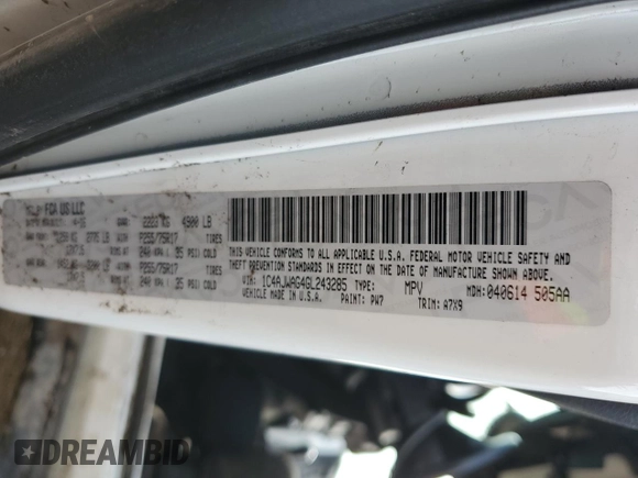 2016 Jeep Wrangler Willys Wheeler z VIN 1C4AJWAG4GL243285, wystawiony jako Copart lot #58035425 z przebiegiem 100 251 mil mil oraz Szkoda całkowita • Salvage title. Historia ofert i sprzedaży dostępna na DreamBid. Obrazek 13.