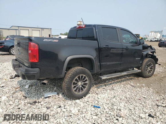 2019 Chevrolet Colorado 4WD ZR2 with VIN 1GCGTEEN2K1346880, listed as a Copart auction lot 58902925 with 44,659 mi miles and Salvage title. Bid and sale history available at DreamBid. Image 3.
