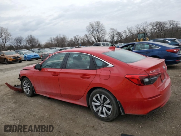 2024 Honda Civic LX z VIN 2HGFE2F26RH511416, wystawiony jako Copart lot #47529855 z przebiegiem 14 338 mil mil oraz Szkoda całkowita • Salvage title. Historia ofert i sprzedaży dostępna na DreamBid. Obrazek 2.