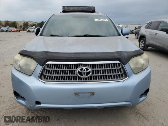 2008 Toyota Highlander Hybrid with VIN JTEEW41A982001176, listed as a Copart auction lot 76233804 with 221,265 mi miles and Clean Title. Bid and sale history available at carsss.com. Image 5.