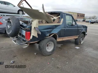 1994 Ford Bronco Custom with VIN 1FMEU15H4RLB23211, listed as a Copart auction lot 79070074 with Not provided miles and Salvage title. Bid and sale history available at DreamBid. Image 3.
