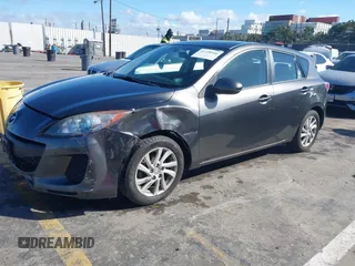 2012 Mazda Mazda3 i Touring with VIN JM1BL1L71C1529437, listed as a IAAI auction lot 41728946 with 179,907 mi miles. Bid and sale history available at carsss.com. Image 2.