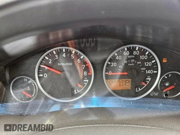 2006 Nissan Pathfinder SE with VIN 5N1AR18UX6C614192, listed as a Copart auction lot 57297825 with 268,458 mi miles and Clean title. Bid and sale history available at DreamBid. Image 8.