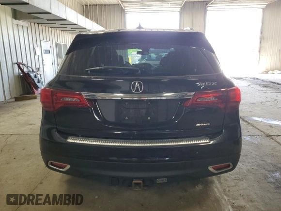 2014 Acura MDX Advance with VIN 5FRYD4H83EB037558, listed as a Copart auction lot 60697445 with 178,649 mi miles and Non repairable. Bid and sale history available at DreamBid. Image 6.
