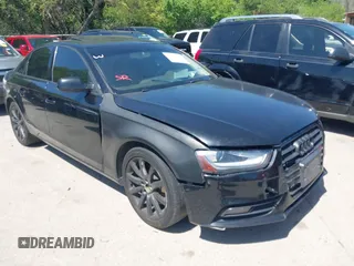 2013 Audi A4 Premium Plus with VIN WAUEFAFLXDA164378, listed as a IAAI auction lot 41982140 with 151,411 mi miles. Bid and sale history available at carsss.com. Image 1.