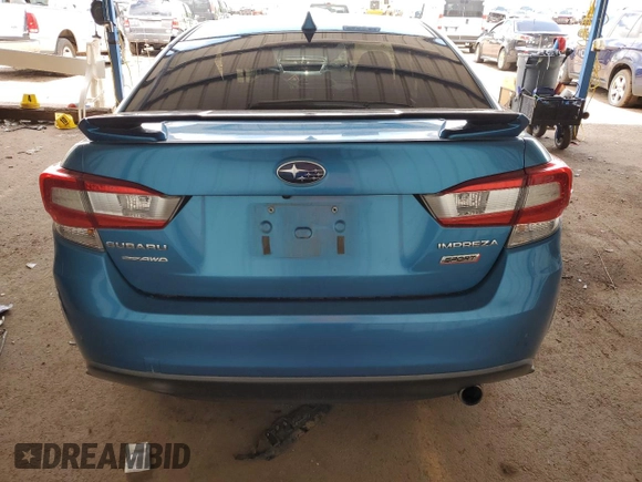 2019 Subaru Impreza Special Sports with VIN 4S3GKAJ63K3601602, listed as a Copart auction lot 59682945 with 109,204 mi miles and Salvage title. Bid and sale history available at DreamBid. Image 6.